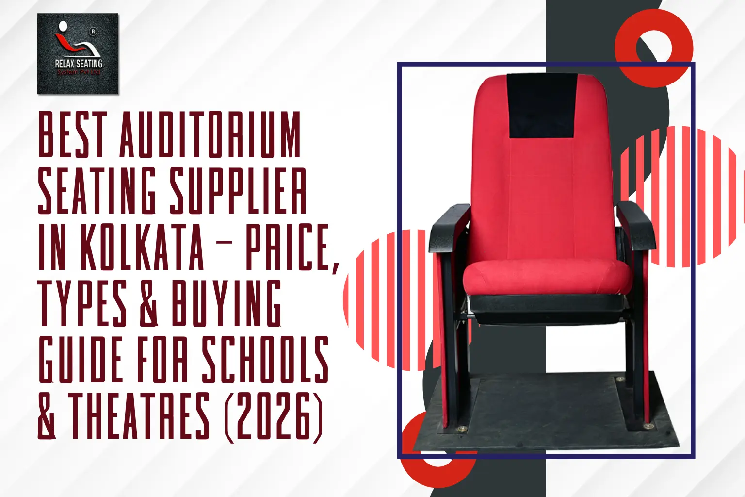 Auditorium Seating Supplier in Kolkata - Relax Seating System