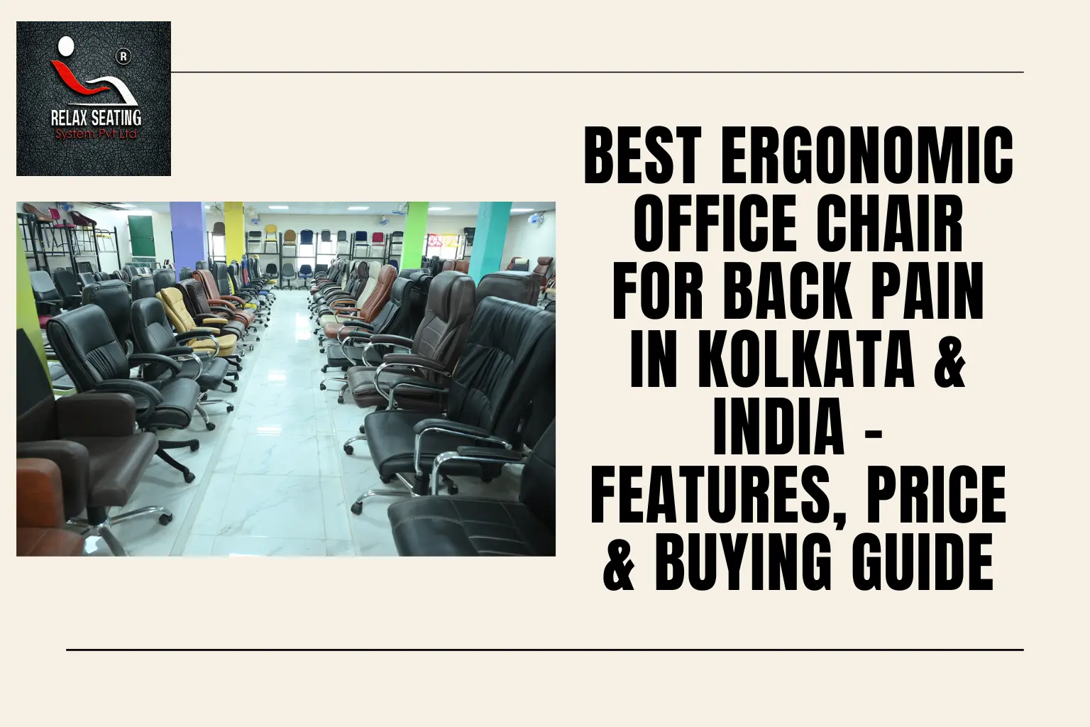 Ergonomic Office Chair for Back Pain - Relax Seating System
