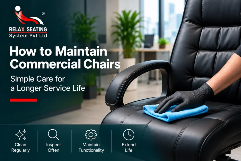 How to Maintain Commercial Chairs and Extend Their Life